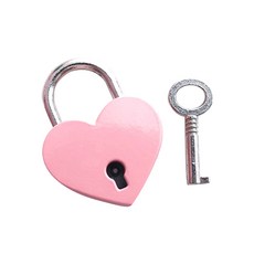 Pop MINDS愛心粉色迷你鎖, 1個
