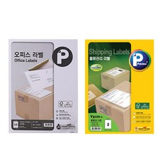 Printec 辦公標籤 V3240E 16 箱 100p + 物流管理任何標籤 V3120 2 箱 20p 套組, 1套