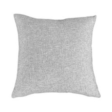 와다다샵 린넨 무지 쇼파 쿠션 솜포함, 애쉬그레이
