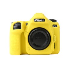 니콘 D780 카메라 실리콘 바디보호용 케이스, 옐로우, 1개