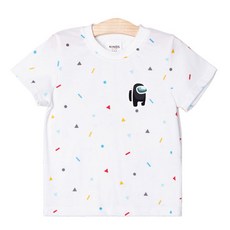 nykids 兒童Among Us夜光彩虹T恤 ASS002