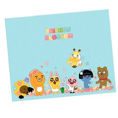 I LOVE PAINTING Kakao Friends DIY繪畫組 40*50cm, 灑花薄荷綠色