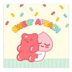 I LOVE PAINTING Kakao Friends DIY繪畫組, Apeach軟糖抱抱款