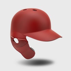 18.44 경량 무광 헬멧 외귀 검투사 좌타용, 레드, 1개