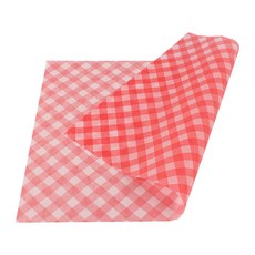 格紋紙食品包裝紙紅色 100p, 100入, 1個