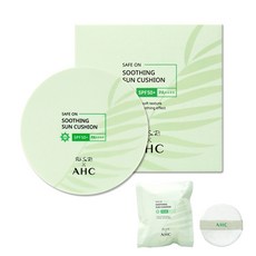 AHC 舒緩防曬氣墊 25g+補充包 25g+粉撲組, 1組