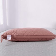 可水洗天鵝絨低枕, 粉紅色