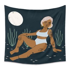 MR.OZER 感性花盆織物海報 MLD217, 混合顏色