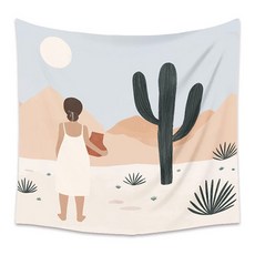 오저씨 감성 화분 페브릭 포스터 MLD201, 혼합색상