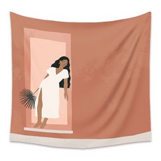 MR.OZER 感性花盆織物海報 MLD203, 混合色