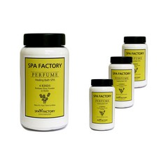 스파팩토리 퍼퓸 아로마 입욕제 화이트 머스크, 380g, 4개