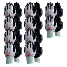 HANWOO Heat Grip NBR 塗層手套 300 雙手 M, 混色, 10個