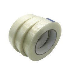 6 透明玻璃纖維條紋膠帶 1.8cm x 50m, 3個
