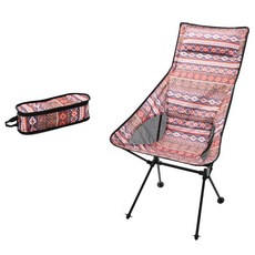 유스 휴대용 초경량 접이식 의자 FC-A09, 레드, 1개