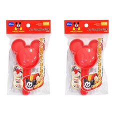 Skater 飯盒裝飾用米老鼠臉模LKO3, 單色, 2個