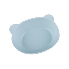 goolguck 小熊造型嬰兒矽膠麥片碗, 深薄荷綠, 1入
