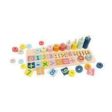 Leo&Friends 幼兒木製數學遊戲教具, 1個