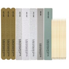 NAILWINDOWS 美甲國家資質美甲銼套組, 混色, 1套