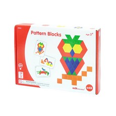 edx 艾迪客 六形六色板活動組 100入, 紅、黃、藍、綠