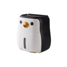 企鵝造型紙巾盒, 白色的, 1個