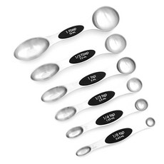 Applestory 不銹鋼雙面量勺套組 6 件, 1套