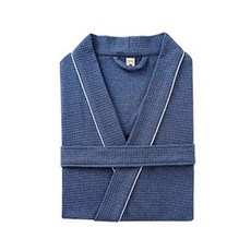 I Love Home 柔軟日式浴袍 XL, 藍色, 1個