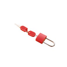 Pop Minds Color 可愛儲物櫃長款掛鎖+鑰匙 2p 套組玫瑰紅, 1套