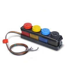 Wonder Ink S DIY HP3635 HP3636 HP3830 HP3833 HP3835 HP680標準無端送紙器兼容補充墨水300ml, 紅+黃+藍+黑, 1個