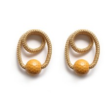 珠子磁鐵窗簾固定帶, 木頭, 2個