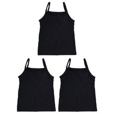 SCHWARZ 兒童棉質細肩帶背心 3件組