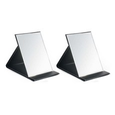 라즈니 접이식 사각 각도조절 탁상 거울 L 2p