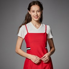 CLANG CLANG 女款玫瑰羅紋蝴蝶結連身裙