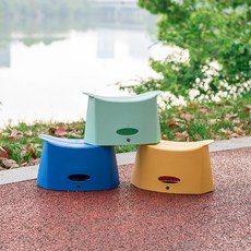 세뇨르킴 다용도 휴대용 접이식 낚시 캠핑 스툴, 민트