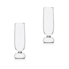ICHENGORF MILANO 玻璃 紅酒杯 香檳杯, 2個, 210毫升