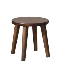 세뇨르킴 프리미엄 미니멀 원목 라운드 스툴