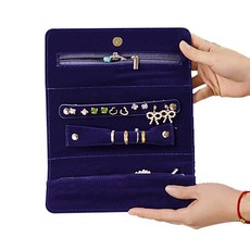 多口袋珠寶化妝包, 海軍, 1個