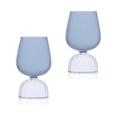 이첸도르프밀라노 투투 글라스 스모크 레드와인, 550ml, 2개