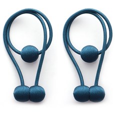 Ruby Coco 可愛珠子磁鐵窗簾繫帶包, 藍寶石, 2個