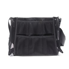 刷具化妝品收納肩背包, 單色, 1個