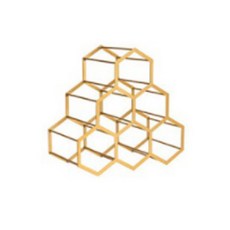 ARTBENI 鐵製紅酒架, D款, 1個