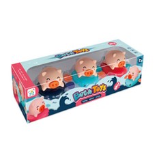 Pumane吹泡泡的豬豬沐浴玩具 3件組