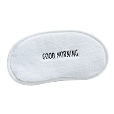 兩用髮帶兼用眼罩, 白色早安, 1個