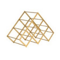 ARTBENI 鐵製紅酒架, B款, 1個