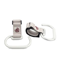 安全嬰兒推車掛勾, 白色, 2入