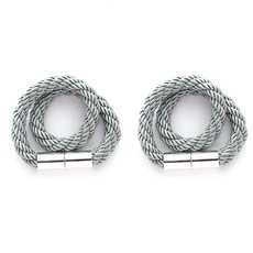 Ruby Coco 綁帶磁吸窗簾束帶, 灰色, 2個