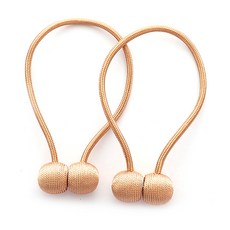 Rubyco 圓球磁吸窗簾綁帶, 橘色, 2個