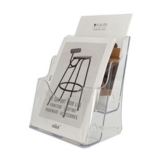 A6型錄架 4p, 透明, 2層