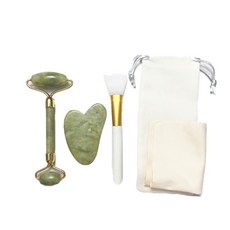 按摩滾珠組+收納袋 隨機出貨+清潔布組, 綠色, 1套