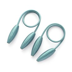 Rubycoco 可愛裝飾窗簾綁帶, 灰藍色, 2個