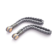 심플 스트랩 자석 커튼타이백 47cm, 그레이, 2개